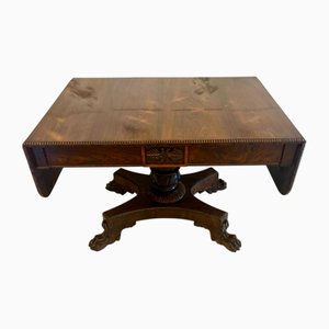 Table Basse Regency Antique en Palissandre, 1830s