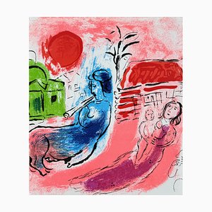 Marc Chagall, Maternità e centauro, 1957, Litografia