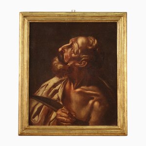 Artiste Italien, Saint Barthélemy, 1670, Huile sur Toile, Encadrée