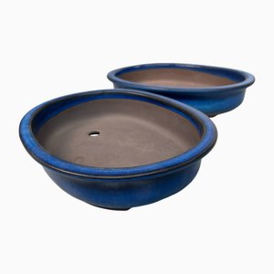 Scodelle per bonsai vintage, Giappone, anni '70, set di 2