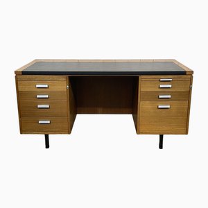 Vintage English Executive Desk in Mahogany, 1970s