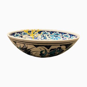 Ceramic Bowl with Gold Kintsugi Repair, 1990s