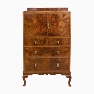 Art Deco Kommode aus Nussholz, 1930er