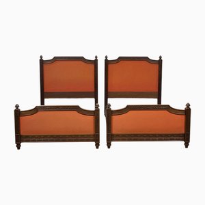 Lits Vintage en Noyer, Set de 2