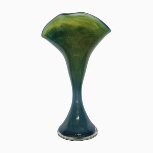 Vaso vintage in vetro, anni '50