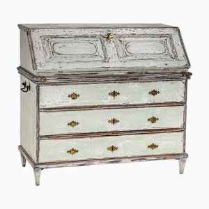 Antique Hand-Painted Baroque Secretaire, 1700s