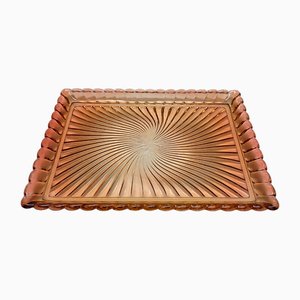 Vintage French Art Deco Tray from Baccarat, 1930s