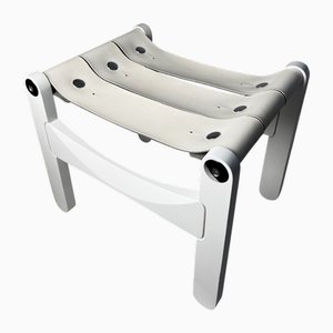 Italian Modern Wooden Stool by Giotto Stoppino, 1960s