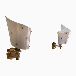 Wall Lights, France, 1950s, Set of 2