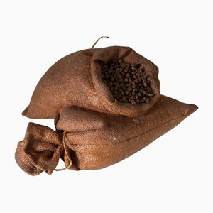 Lampada vintage a forma di chicco di caffè, anni '80