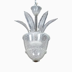 Italienische Vintage Murano Glas Hängelampe, 1930er