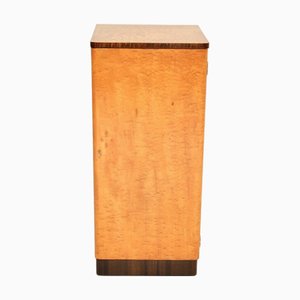 Art Deco Birds Eye Maple and Walnut Cabinet, 1930