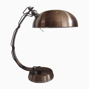 Lampada da tavolo vintage in acciaio, anni '70