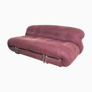 Soriana Zwei-Sitzer Sofa von Afra & Tobia Scarpa für Cassina, 1960er