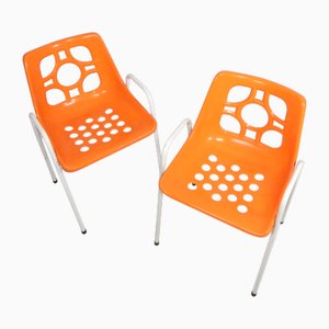 Chaises de Jardin DDR Space Age, 1970s, Set de 2