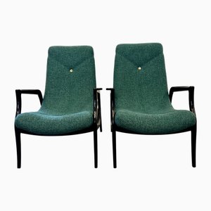 Vintage Lounge Chairs by Gelli, 1950s, Set of 2