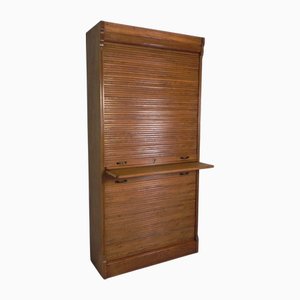 High Roller Shutter Cabinet with Two Shutters, 1930s
