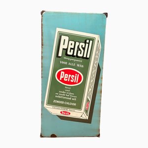 Großes emailliertes Persil Schild, 1950er