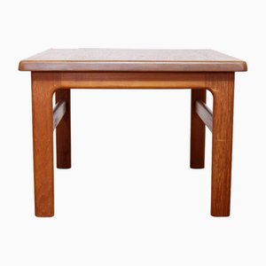 Mesa de centro danesa de teca de Niels Bach, años 70