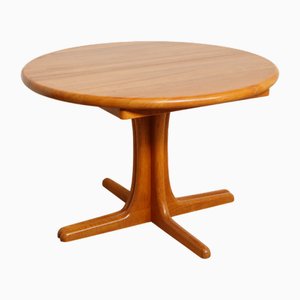 Vintage Round Dining Table in Teak, 1950s