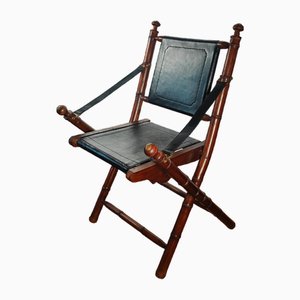 British Colonial Folding Campaign Chair, 1920