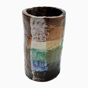 Vaso vintage in ceramica, anni '80