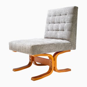 Vintage Lounge Chair by Ludvik Volak for Drevopodnik Holesov, 1977