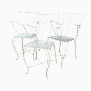 Vintage French Garden Chairs, 1970s, Set of 3