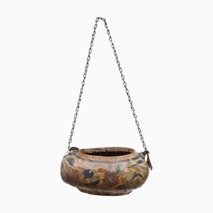 Polychrome Pottery Kashkul Bowl, 1950s