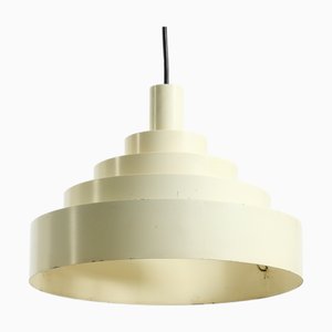 Lampada a sospensione Space Age in metallo, anni '60