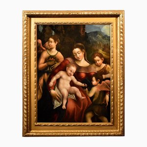 School of Antonio Allegri / Il Correggio, Madonna and Child, 1580, Oil on Board