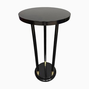 Art Nouveau Black Flower Table, 1910s