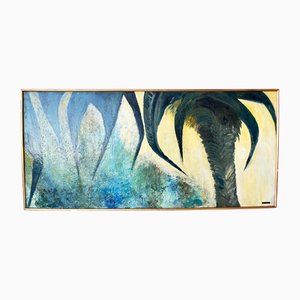 Giouk, Trees, Painting on Masonite, 1950s