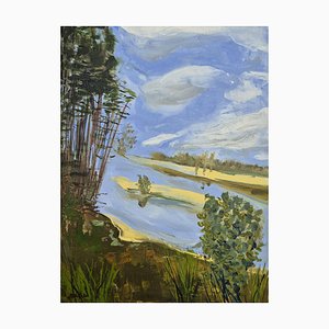 Monika Rossa, Melting Landscape, 2025, Oil on Canvas