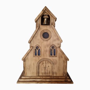 Handcrafted Wooden Chapel, 1970s