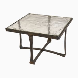 Wrought Iron Coffee Table by Lothar Klute, 1980s