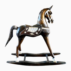 Wooden Rocking Horse, 1920s