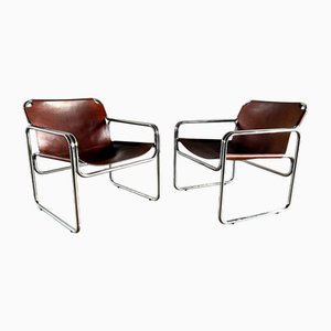 Antonio Mosca zugeschriebene Attico Freischwinger für Elisse, 1970er, 2er Set