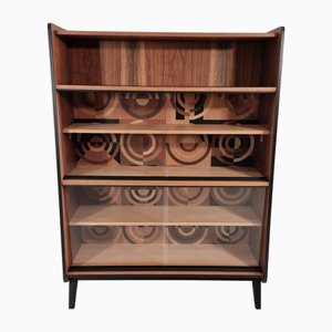 Braune Vintage Vitrine von Tatra, 1970er