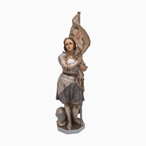 Joan of Arc Statue, 1800s, Plaster