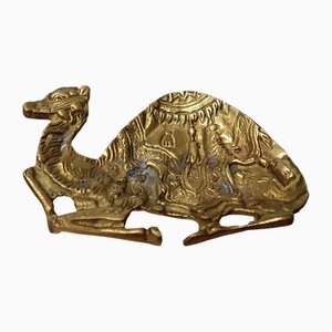 Vintage Brass Camel Ashtray, 1970s