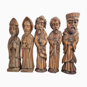 Collection of Figures by Franz Keller, 1920s-1940s, Set of 5