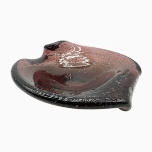 Mid-Century Freeform Amethyst Glass Bowl by Winslow Anderson for Blenko, USA, 1960s