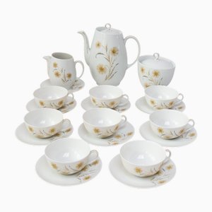 Französisches Porzellan Teeservice für 8 Personen von Unic Limoges, 1960er, 20 Set