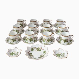 Schwedisches Vinranka Kaffeeservice für 12 aus Porzellan von Hackefors, 1970er, 27er Set