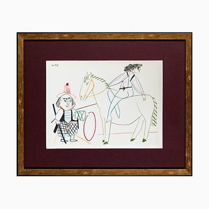 Pablo Picasso, La Comédie Humaine with Nude, 1954, Lithograph