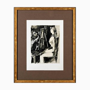Pablo Picasso, Le Peintre et son Modèle I, 1954, Lithograph