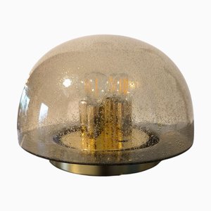Moderne Mid-Century Deckenlampe von Glashütte Limburg, 1960er