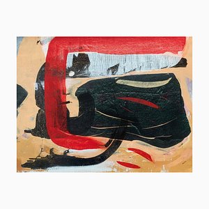 Monika Rossa, Abstraktion, 2025, Öl auf Leinwand