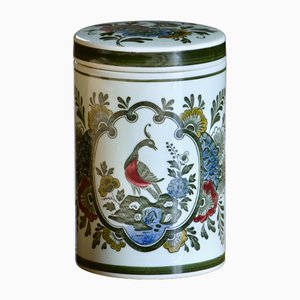 Hand-Painted Peacock Collectors Box from Villeroy & Boch, 1970s